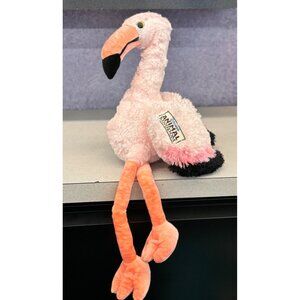 Disney Animal Kingdom Plush Flamingo Plush Stuffed Animal Bird 21" Pink & Orange